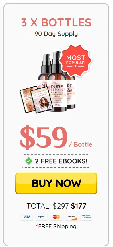 PureLumin Essence™ 3 bottles price